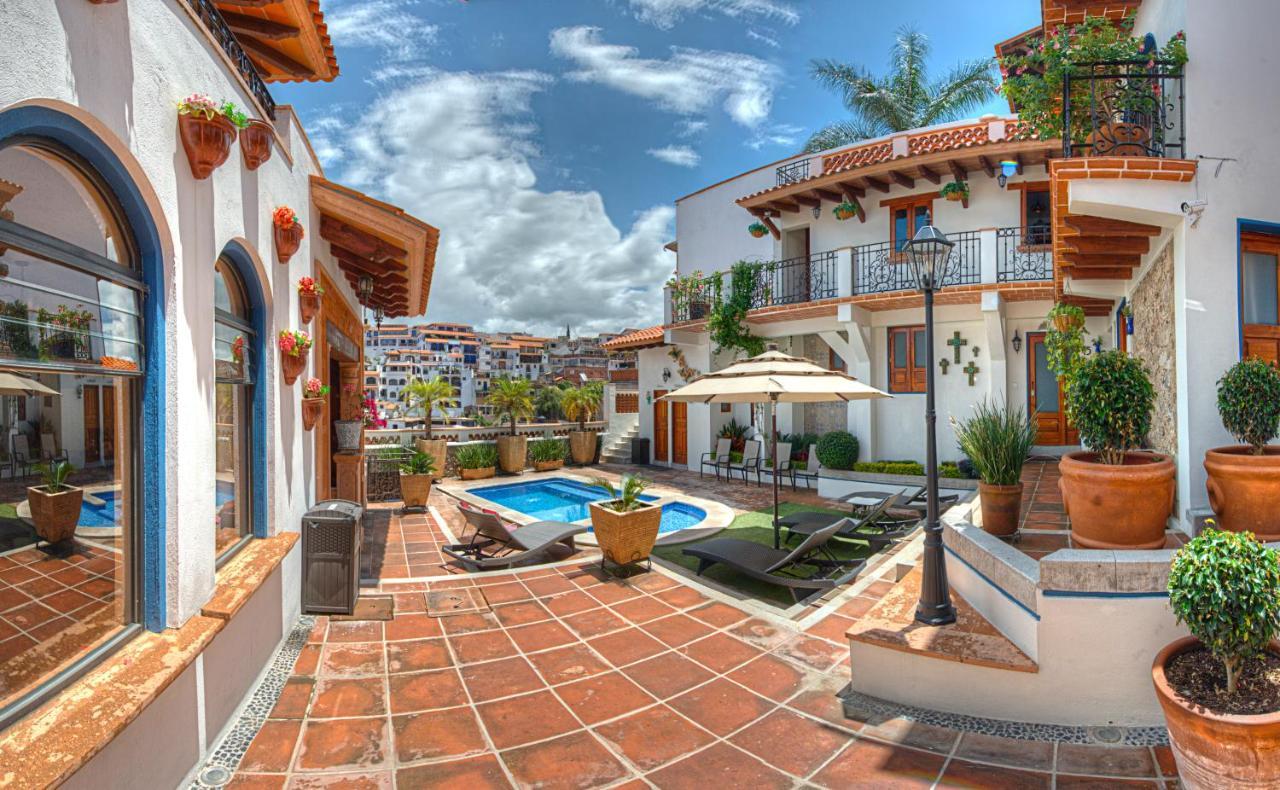 Hotel Santa Paula 태스코 데 알라르콘 외부 사진