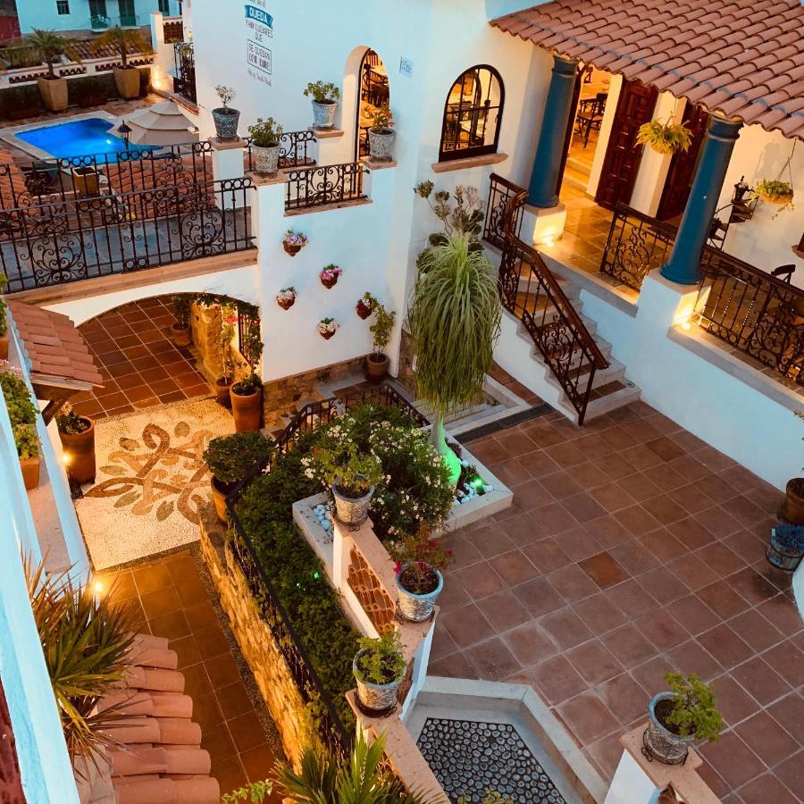 Hotel Santa Paula 태스코 데 알라르콘 외부 사진